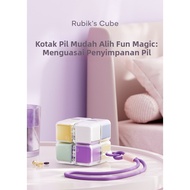 Fun Cube Portable Pill Box | 8 Compartments Independent Storage Carry-on Medicine Super Worry-free