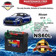 Münster Robust MF CMF NS60L | 55B24L (45AH) Car Battery Bateri Kereta for Nissan GTR GT-R