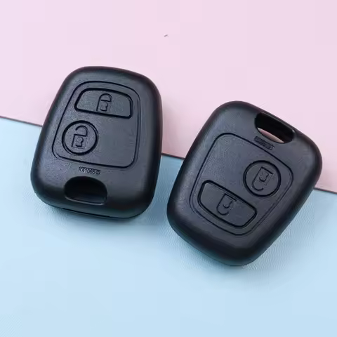 2 Buttons Car Key Housing Key Case Shell for Citroen C1 C2 C3 C4 Xsara Picasso Saxo for Peugeot 206 