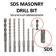 SDS PLUS DRILL BIT/CONCRETE DRILL BIT/WALL DRILL /MATA TEBUK DINDING/MATA DRILL CUCUK SDS SIMEN/ 5 5.5 6 6.5 7.5 8 10 12