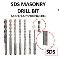 SDS PLUS DRILL BIT/CONCRETE DRILL BIT/WALL DRILL /MATA TEBUK DINDING/MATA DRILL CUCUK SDS SIMEN/ 5 5