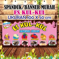 Spanduk/banner Es Kul Kul