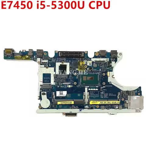 ZBU10 LA-A961P For Dell Latitude E7450 7450 Laptop Motherboard R1VJD 0R1VJD CN-0R1VJD 0TFVF9 0Y15C1 