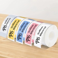P15 Paper Roll 15x40 thermal sticker 12x40 15x30 Thermal Printer Tape Transparent Label