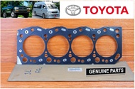 ส่งฟรี ปะเก็นฝาสูบ เหล็ก Toyota แท้ 100% สำหรับเครื่อง 3L Hilux 2.8  Hiace 2.8 หัวจรวด เหล็ก 3 ชั้น 