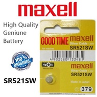 MAXELL SILVER OXIDE SR521SW BATTERY