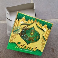 HIJAU Green Spring Lebaran Box 22cm Box Of Eid Cake Lapis Legit Brownies