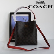 กระเป๋าถือผู้หญิงไหล่ Crossbody Presbyopic กระเป๋าทรงถังคู่ F2312