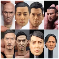 Head Handsome Scale 1/6 Carving Eddie Peng Yuyan Nick Cheung Daniel Wu Head Sculpt Model Fo