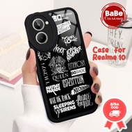 Case Realme 10 Motif Terbaru Aesthetic Band Stiker Keren Karakter Kart