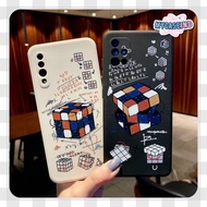 PRINTING LENS PROTECTOR Rubik's cube case redmi 13 4g 5g a3 note itel s23 p40 12 4g 5g 13c 12c 30i s