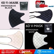 6D Headloop Adult Design V-Mask 50/box (Mars) Monogram 5D Duckbill 3D Face Mask