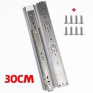 Bộ 2 Phụ Kiện Ray Cửa Lùa Thanh Trượt Đỡ Ngăn Kéo Tủ Quần Áo Nhấn Mở Inox Giảm Chấn Chịu Lực Chống V