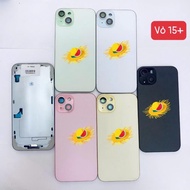 Back cover for iphone 15 plus with outer camera glass border, frame, iphone 15+ glass back, iphone 1