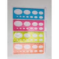 BPP oval mold ruler ellipse template 2070 oval ellipse mold