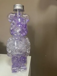 精美Bearbrick造型紫水晶擺設