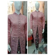 Kebaya Ibu Besan Brokat Mix Payet Mutiara/ Kebaya Brokat Payet