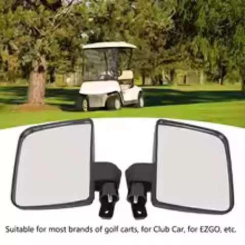 1 Pairs Golf Cart Side Mirrors Rear View Mirror M010000000000517938 for DS RXV Yamaha TXT Club Car E