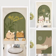 Door Curtain Hanging Curtain ins Style Cat Decoration Door Curtain Fabric Bedroom Bathroom Kitchen P