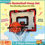 Hanging Basketball Hoop Kids Basketball Ring With Score Counter Can Dunk Shatterproof Backboard