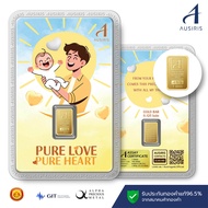 ทองคำแท่ง Ausiris 96.5% น้ำหนัก 0.125 บาท(ครึ่งสลึง) (1.9055 gram)(Pure Gold 96.5%)