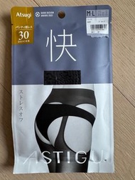 Atsugi Astigu 30 Denier Black Pantyhose,黑色絲襪