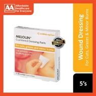 Smith and Nephew Melolin Cushioned Dressing Pad 5cmx5cm 5's