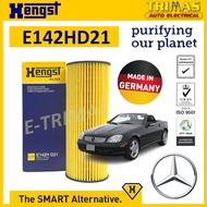 HENGST Oil Filter Mercedes-Benz SLK R170 Engine M111 M112 Penapis Minyak Enjin E142H D21 104 180 010