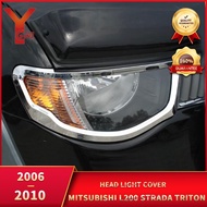 For Mitsubishi L200 Strada Triton 2006 2007 2008 2009 2010 2011 2012 2013 2014 Headlights Cover stra
