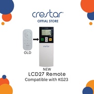 Crestar Ceiling Fan Remote Control (LCD27)  *(ONLY Compatible KG23 Controller)*