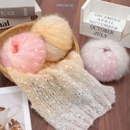 NARCISSUS13A0E Fur Yarn, Super Soft Colorful Mohair Yarn, Comfortable Thread DIY 50g Fluffy Knitting