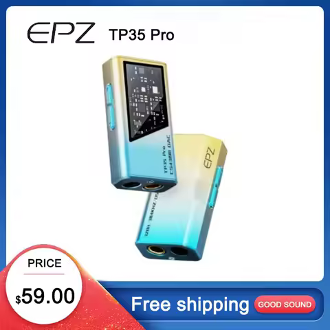 EPZ TP35 Pro Decoder Portable Earphone Power Amplifier HiFi USB DAC AMP CS43198 dac chip*2 Professio