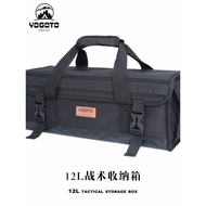 YOGOTO Outdoor Tactical Toolbox Camping Picnic Portable Portable Storage Bag 12L Waterproof Large Ca