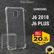 Samsung J6 plus, J6+, J6 2018 case, high quality shockproof, impact-resistant transparent silicone B