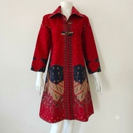 KATUN KEMEJA COUPLE TUNIC AND BATIK SHIRT SET, long sleeves, premium cotton material, smooth and tri