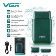 VGR V390 Professional Men's Shaver Cordless Beard Cutter Mini Travel Razor Electric shaver USB Recha