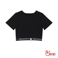 Bme เสื้อรูปแบบสวมหัว(SPORTWEAR) Hello Kitty Collection รุ่น MER008 มี2สี สีดำ สีม่วง