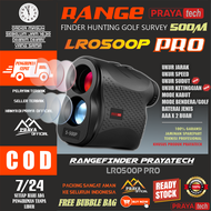 PRAYATECH Rangefinder 600m 600 meter Laser Teropong Ukur Jarak Range Finder Digital 500 meter 500m n