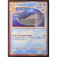 2025 Pokemon Jtg En-Journey Together 041 Wailord Cosmos Holo Promo Kad Pokemon Card Original Game 77
