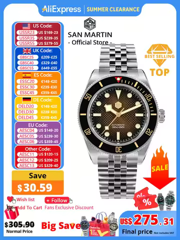 San Martin 3D Waffle Dial New 40mm Dive Watch NH35 Men's Watches Automatic Mechanical Sapphire Water