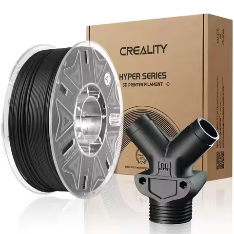 Creality Hyper PA6-CF Carbon Fiber Nylon Filament 1.75mm，3D Printing Material with Engineering-Grade