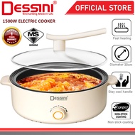 DESSINI ITALY Electric Cooker Steamboat Hot Pot Casserole Non Stick Frying Wok Pan Rice Cooker Periu