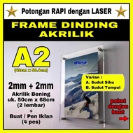 SIKU A2 Acrylic Frame/A2 Acrylic POSTER Frame/Acrylic Frame - A. Angle Angle