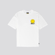 SMILEY WHITE SPARKLE BASICS T-SHIRT Baju T Shirt Lelaki Oversized Shirt Man