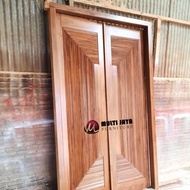 Pintu Kayu Jati Kusen Pintu Kayu Pintu Kupu Tarung Pintu Utama Rumah