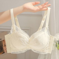 Lace Bra Thin Style Adjustable Wireless Bra 3 Colors Size 32/70AB-38/85AB