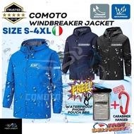 KAWAN MOTOR Unisex Jacket Windproof Jacket Motor (S-5XL) Waterproof Breathable  Sportswear Windbreak
