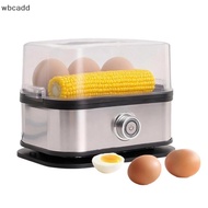 Wbcadd Stainless Steel Egg Cooker With Auto Shut Rapid Eggs Cooker Electric 6 Egg Capacity Boiled Co