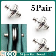 5 Pair Magnet Button Metal Buttons Magnet Curtain Magnet Clothes Buttons Magnet Apparel Bag Magnet B