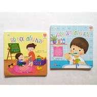 Hardcover book - Poetry for Children to Learn Good Things + Children Do Good Things - set of 2 Buku 